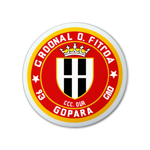 Diseño de adhesivo Girona FC