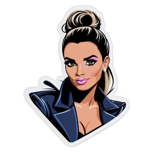 Unleash Your Inner Glam with Katie Price: The Must-Have Chic Sticker That Defines Celebrity Fashion!