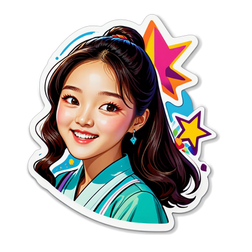 Stiker Kim Sae Ron Ceria