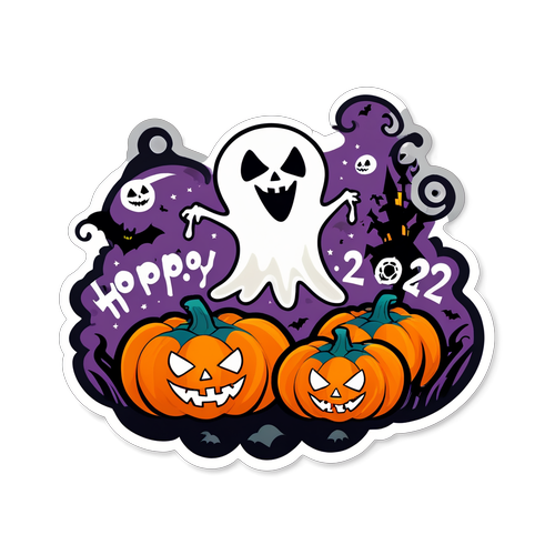 Gruselige Freude: Halloween 2024 Sticker