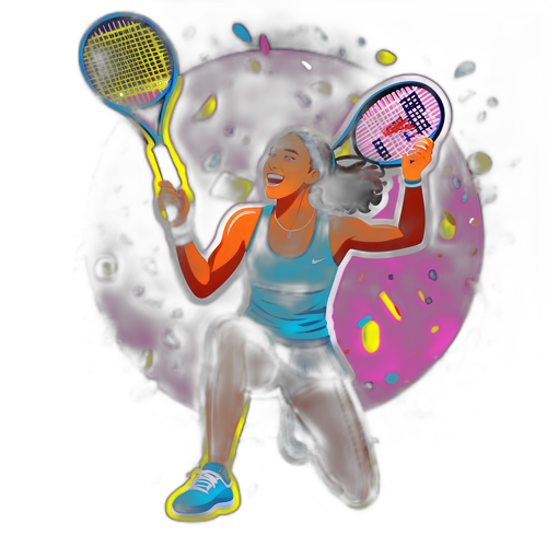 Madison Keys Victory Sticker