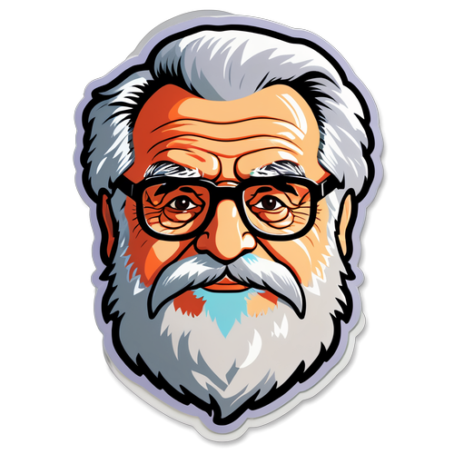 Sticker che celebra l'eredità di José Pepe Mujica