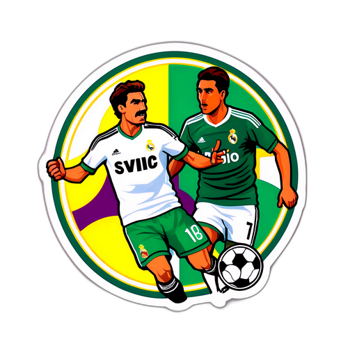 Elche og Real Madrids Møte i Karikaturstil