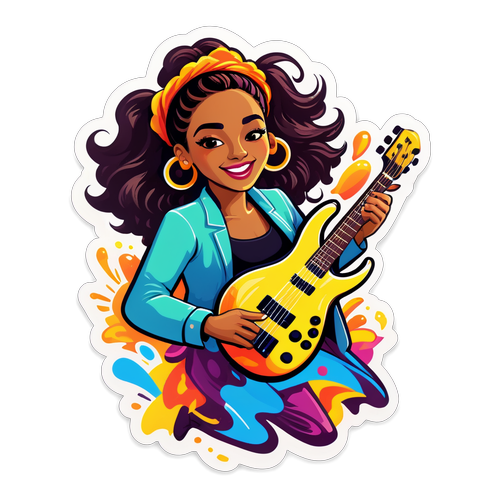 Descubra o Sticker Que Captura a Energia Contagiante de Luísa Sonza!