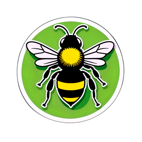 环保蜜蜂贴纸