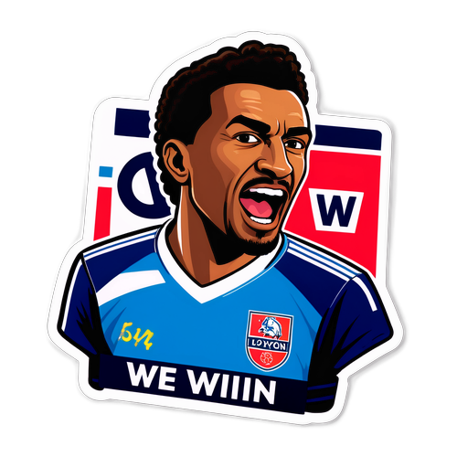 สติ๊กเกอร์นักฟุตบอลลียง: เราชนะได้!