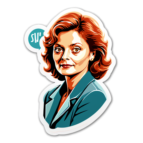 Fantasztikus! Susan Sarandon Stílusában: Ikonikus Filmélmények Egy Matricán!