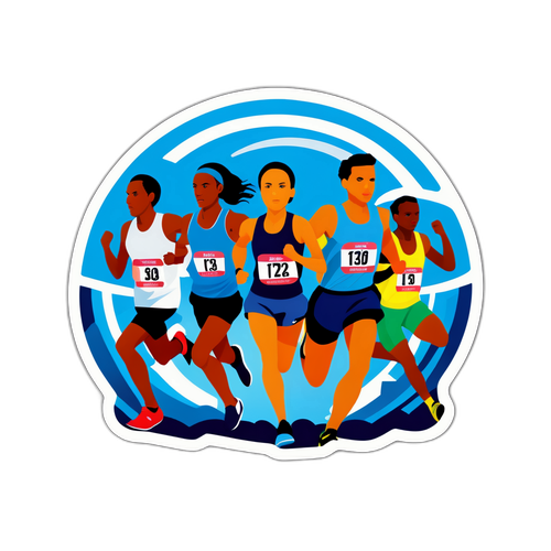Adesivo Conceito Maratona