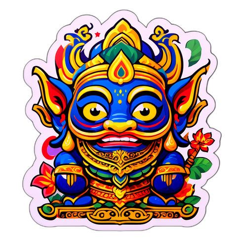 การออกแบบสติกเกอร์จากวรรณกรรมที่แสดงอารมณ์ผ่านตัวอักษรไทย