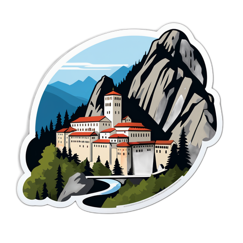 Sümela Manastırı'nın Zarafetini Yansıtan Sticker