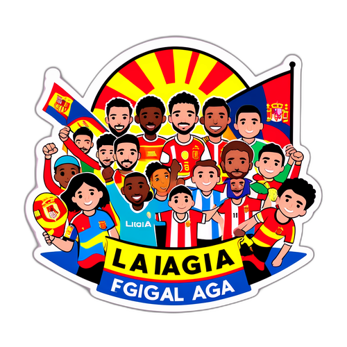 Masiglang Sticker ng La Liga