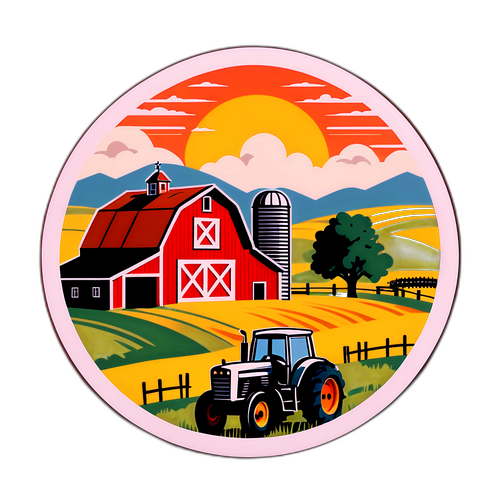 Nostalgisk gårds liv