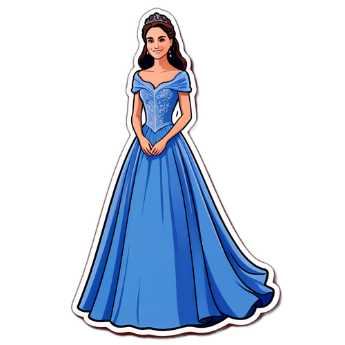 Conception élégante par Kate Middleton avec une robe de soirée