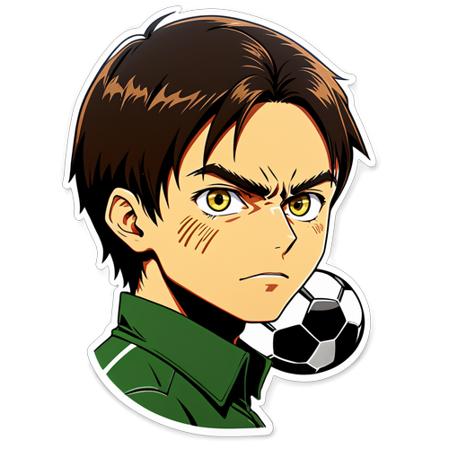 Eren Elmalı Futbol Yıldızı Sticker