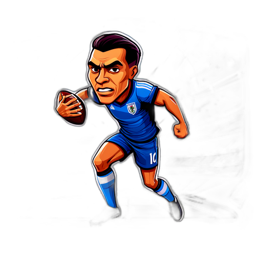 Stiker Igor Julio dalam Pose Dramatis