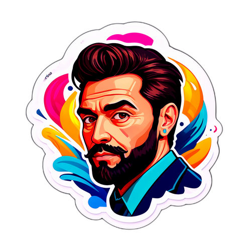 Stylizovaná nálepka Stepána Gigi