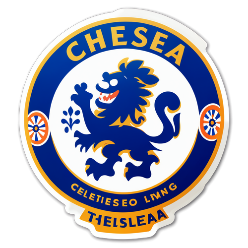 Moderni taide kohtaa Chelsea: Täydellinen sticker faneille!