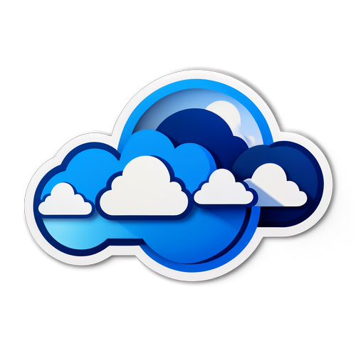 Fremtidens Cloud-lagring: Oplev Den Innovativt Designede OneDrive Sticker!