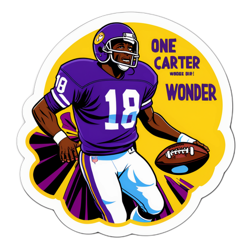 One-Handed Wonder - Cris Carter Sticker