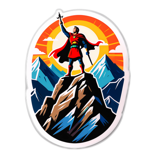 Kahramanlık Temalı Sticker