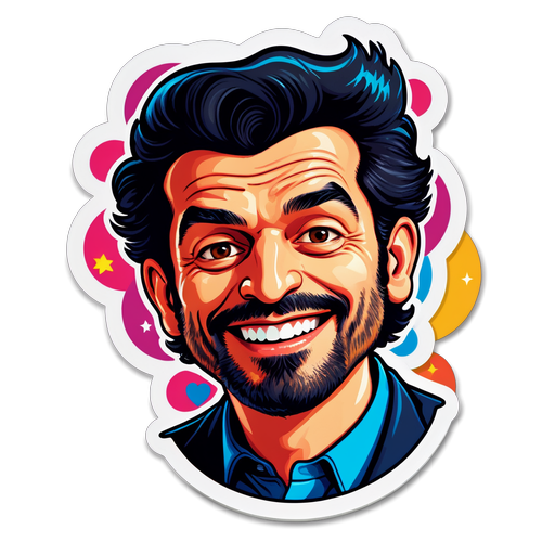 Murat Övüç Karikatürü Stickerı