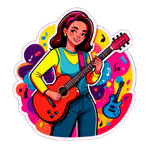 קeren פלעס עם גיטרה