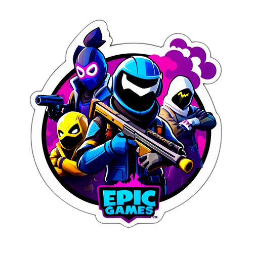 Σήμα με το λογότυπο της Epic Games