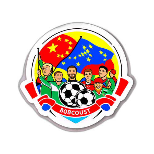 Sticker cu scena de la Botoșani - Rapid București