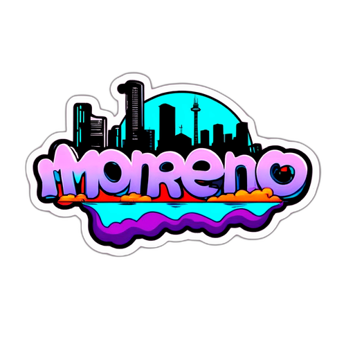 Sticker Creativo 'Moreno'