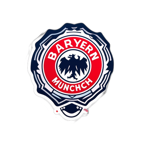 Autocolant cu simbolurile Bayern Munchen