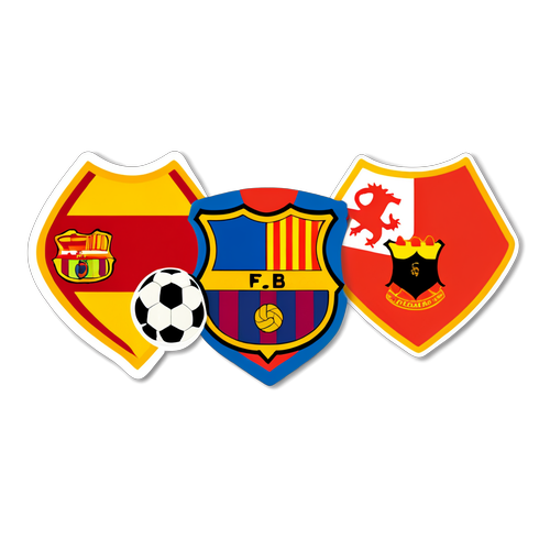 Pegatina del partido Barcelona vs Mallorca