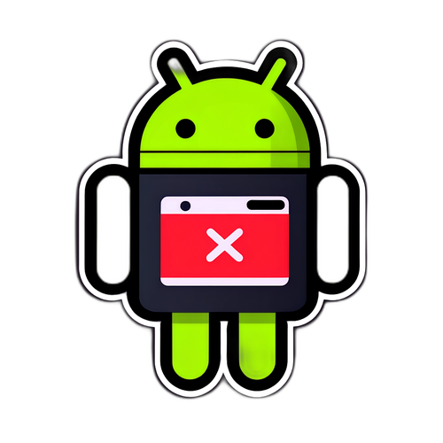 セキュリティメッセージ付きAndroidデザイン