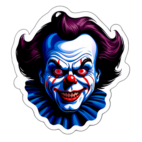 Autocollant d'horreur inspiré de Stephen King