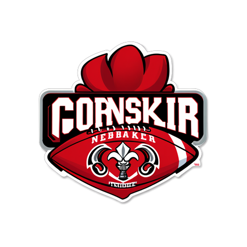 Nebraska Football Sticker: Cornhusker Pride