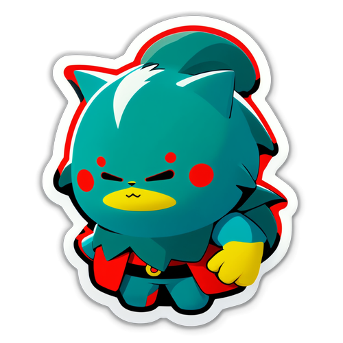 バンダイのフラッグシップ製品を擬人化した楽しいキャラクターステッカー