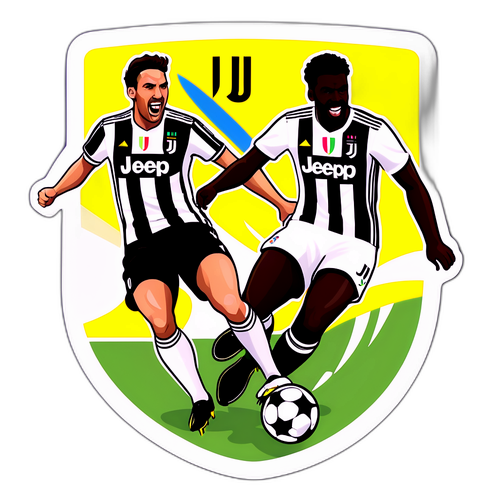 Sticker Juventus vs Parma: Emoția Meciului