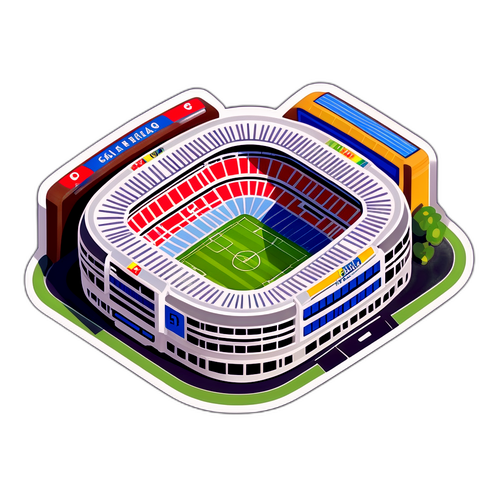 Real Madrid Stadion på Speldag