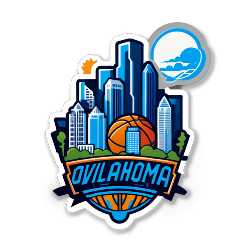 Sticker ng laro ng OKC vs Wolves