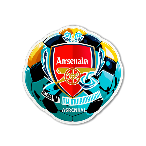 Diseño de sticker 'Newcastle vs Arsenal'