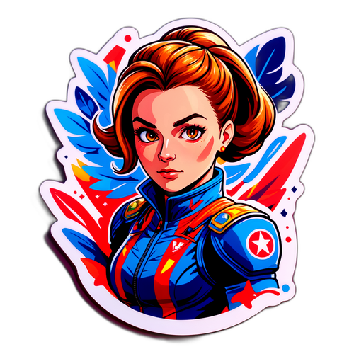 Nálepka Veroniky Arichtevy: Síla a Odhodlání