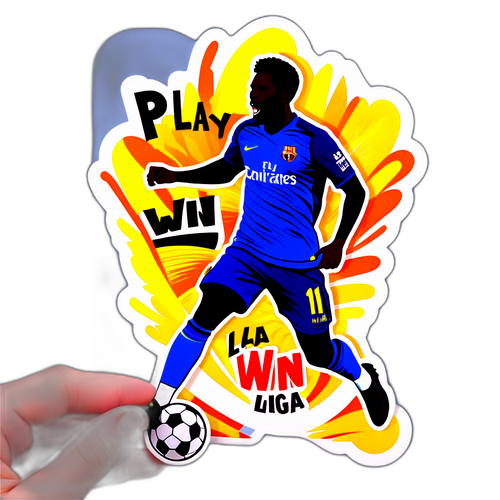 La Liga Heyecanını Yansıtan Dinamik Çıkartma