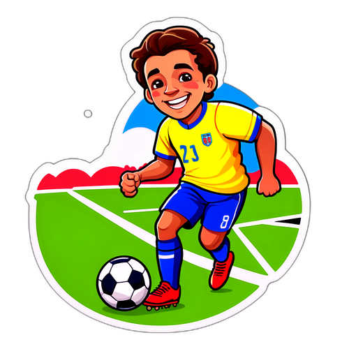 Facundo Zabala Jugando al Fútbol