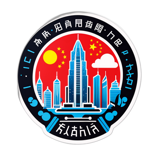 新中国发展的成就贴纸