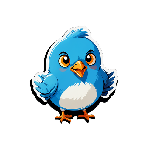 Farklı Tarzlarda Twitter Kuşu İllüstrasyonları