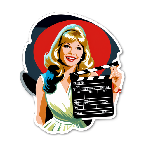 Hollywood Glamour Stil Aufkleber