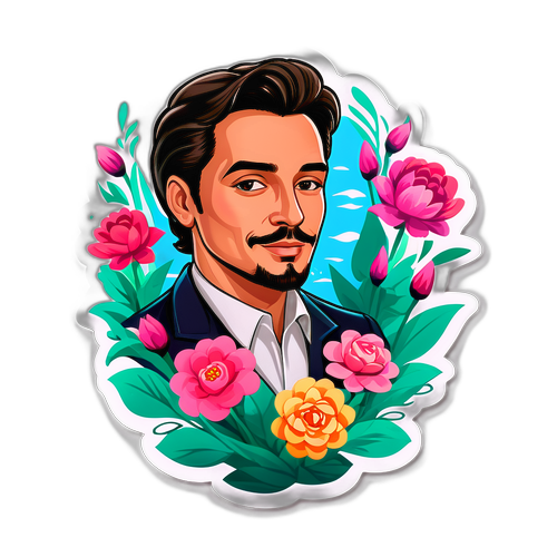 Luciano Castro en una escena romántica