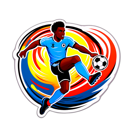 Adesivo Sportivo di Ndoye in Esplosivo Sprint