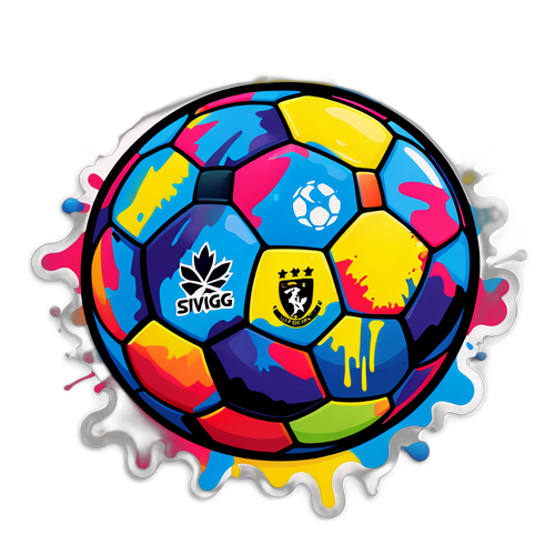 Artistikong Representasyon ng Premier League Soccer Ball