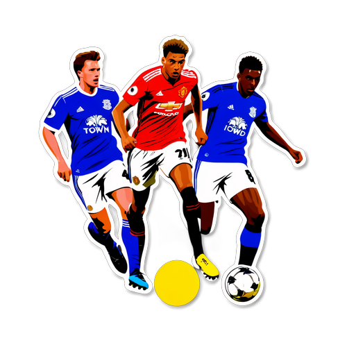 Stiker Pemain Ipswich Town dan Manchester United