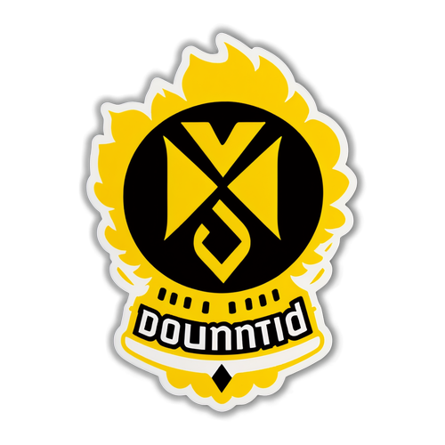 Stiker Dortmund yang Berwarna Cerah